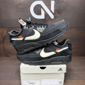 Nike Air Max 90 Off-White Black Size 10.5 (Pre-Owned) - Image 2