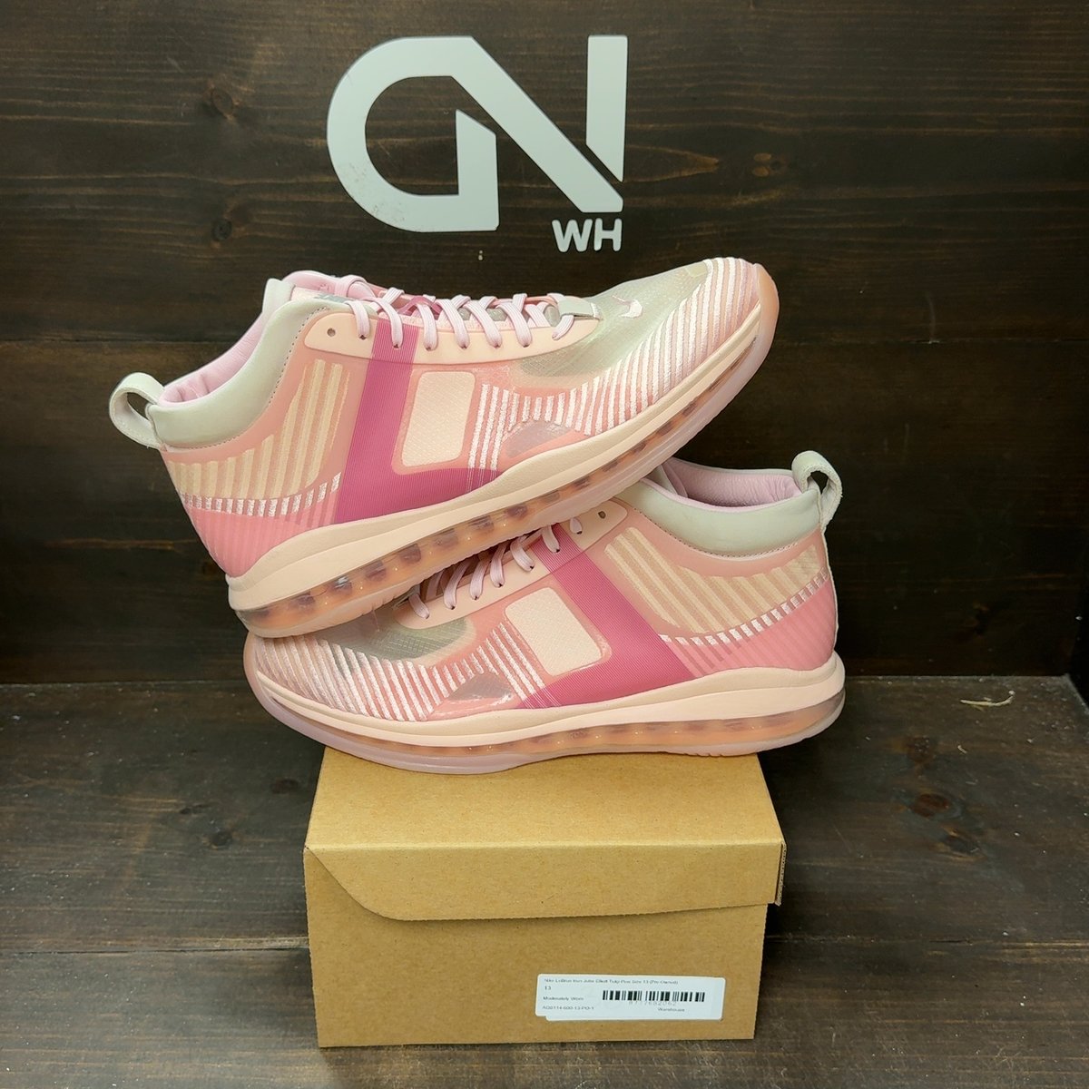 Nike LeBron Icon John Elliott Tulip Pink Size 13 (Pre-Owned) - front