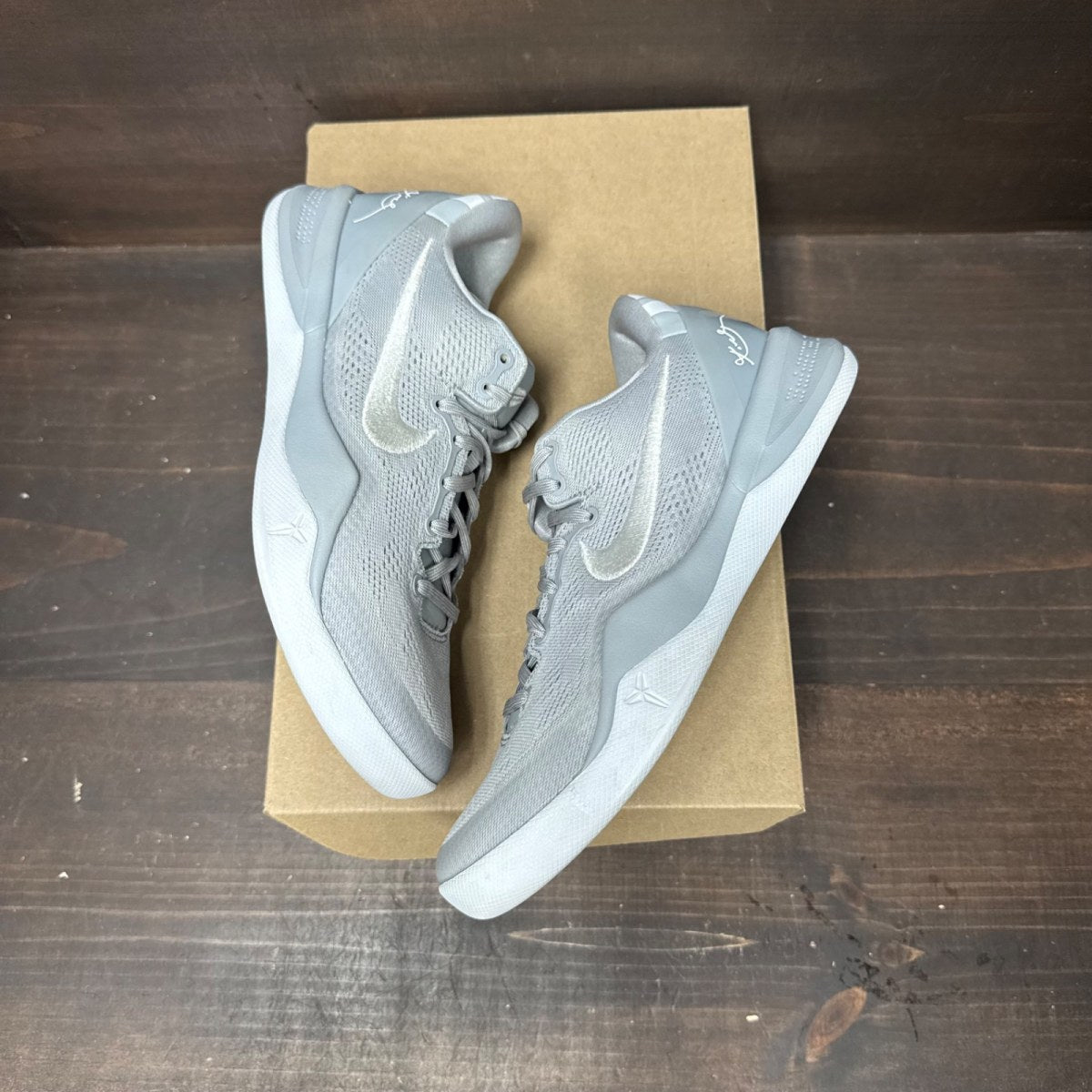 Nike Kobe 8 Protro Wolf Grey Size 7 (Pre-Owned) - tag