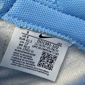 Nike Dunk Low UNC (2021) Size 9 (Pre-Owned) - aux