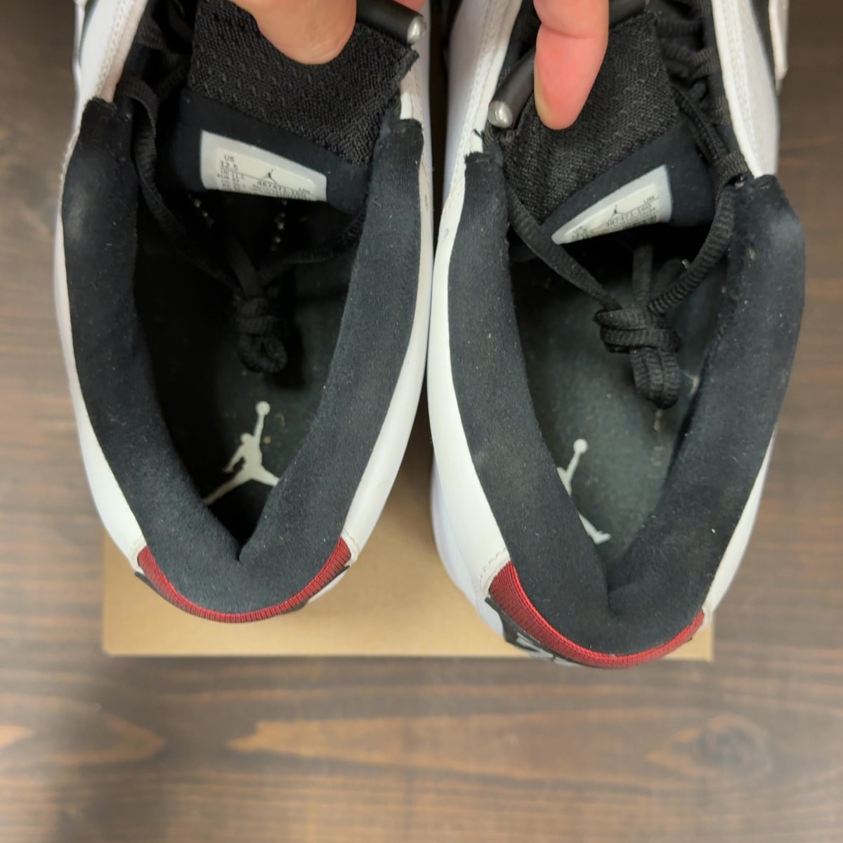 Jordan 14 Retro Black Toe (2024) Size 12.5 (Pre-Owned) - Image 6