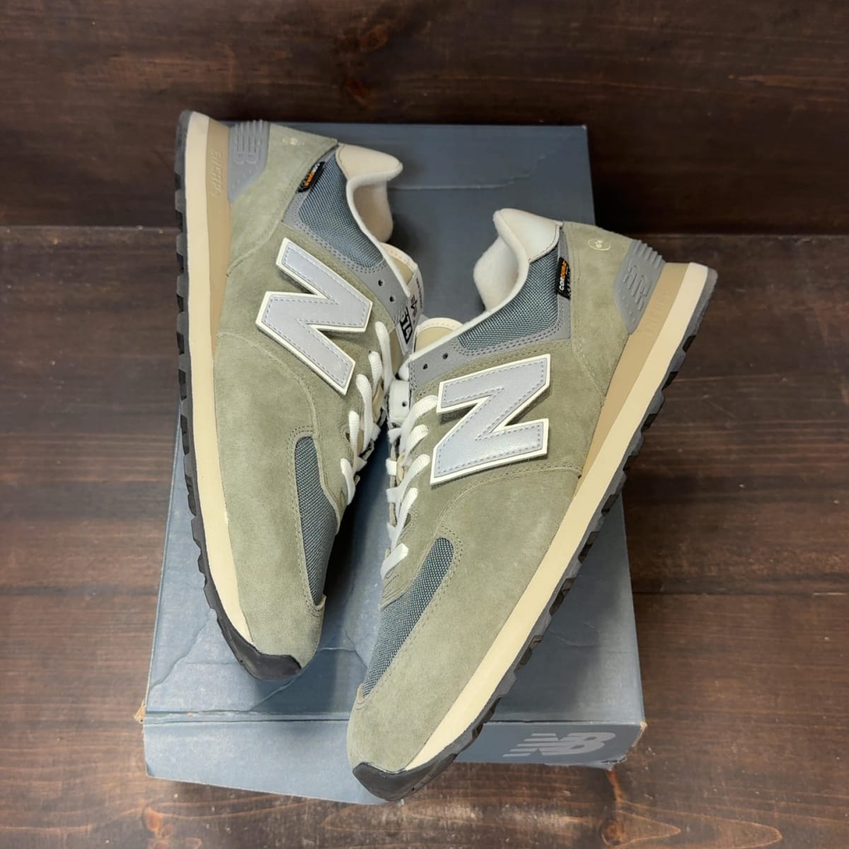 New Balance 574 Alpha Industries Size 13 (Pre-Owned) - back