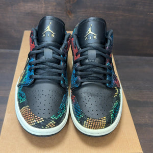 Jordan 1 Low Multicolor Snakeskin (2020) (Women's) Size 7W (Pre-Owned) - Image 3