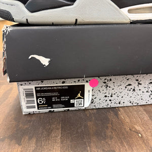 Jordan 4 Retro Black Canvas (GS) - Image 6