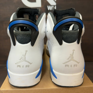 Jordan 6 Retro Sport Blue (2014) Size 13 (Pre-Owned) - Image 4