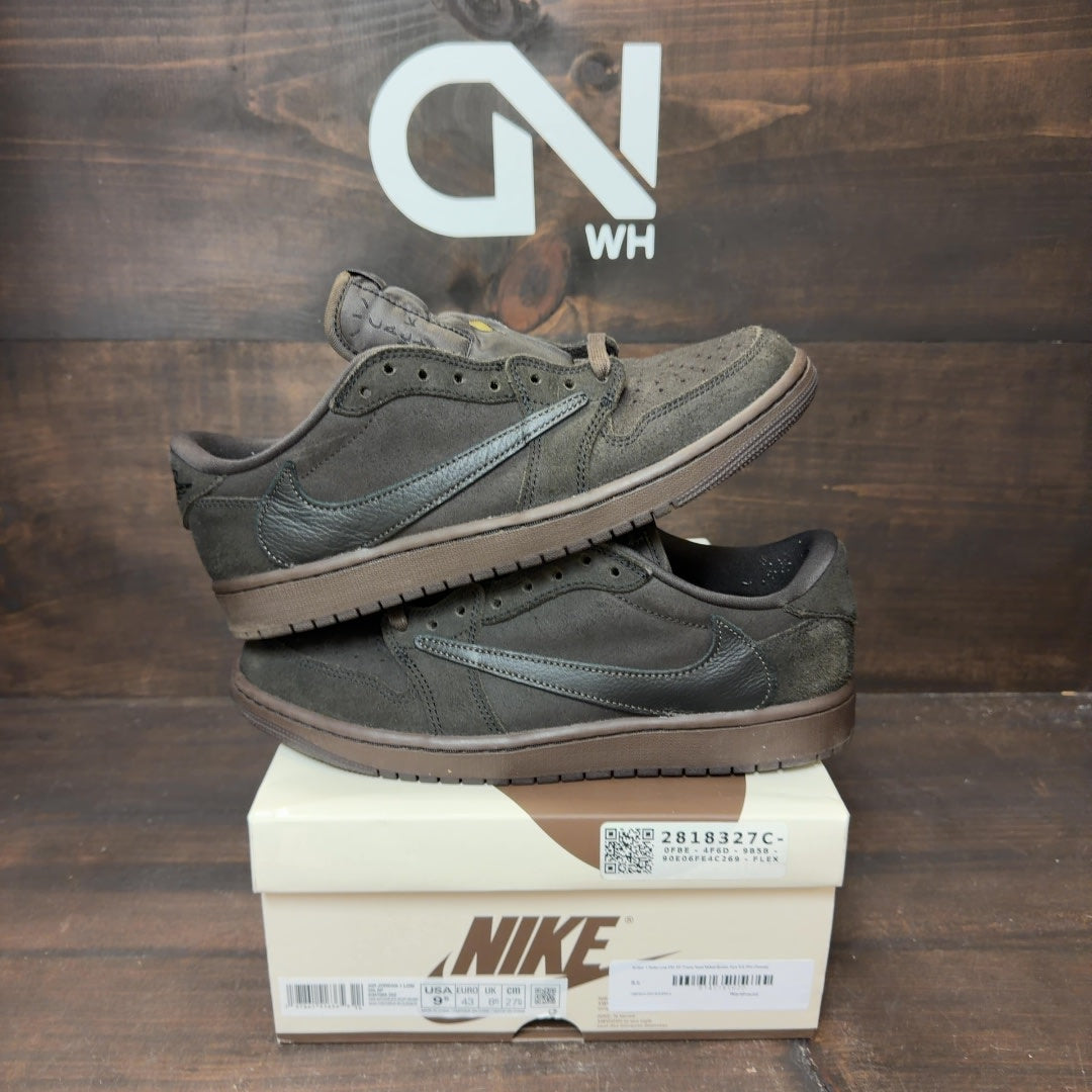 Jordan 1 Retro Low OG SP Travis Scott Velvet Brown - Image 1