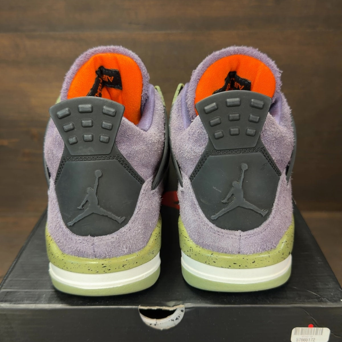 Jordan 4 Retro Canyon Purple (Women's) Size 8.5W (Pre-Owned) - aux