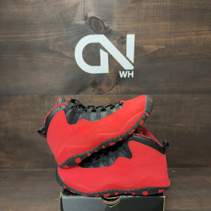 Jordan 10 Retro Fusion Red (GS) Size 5Y (Pre-Owned) - Image 1