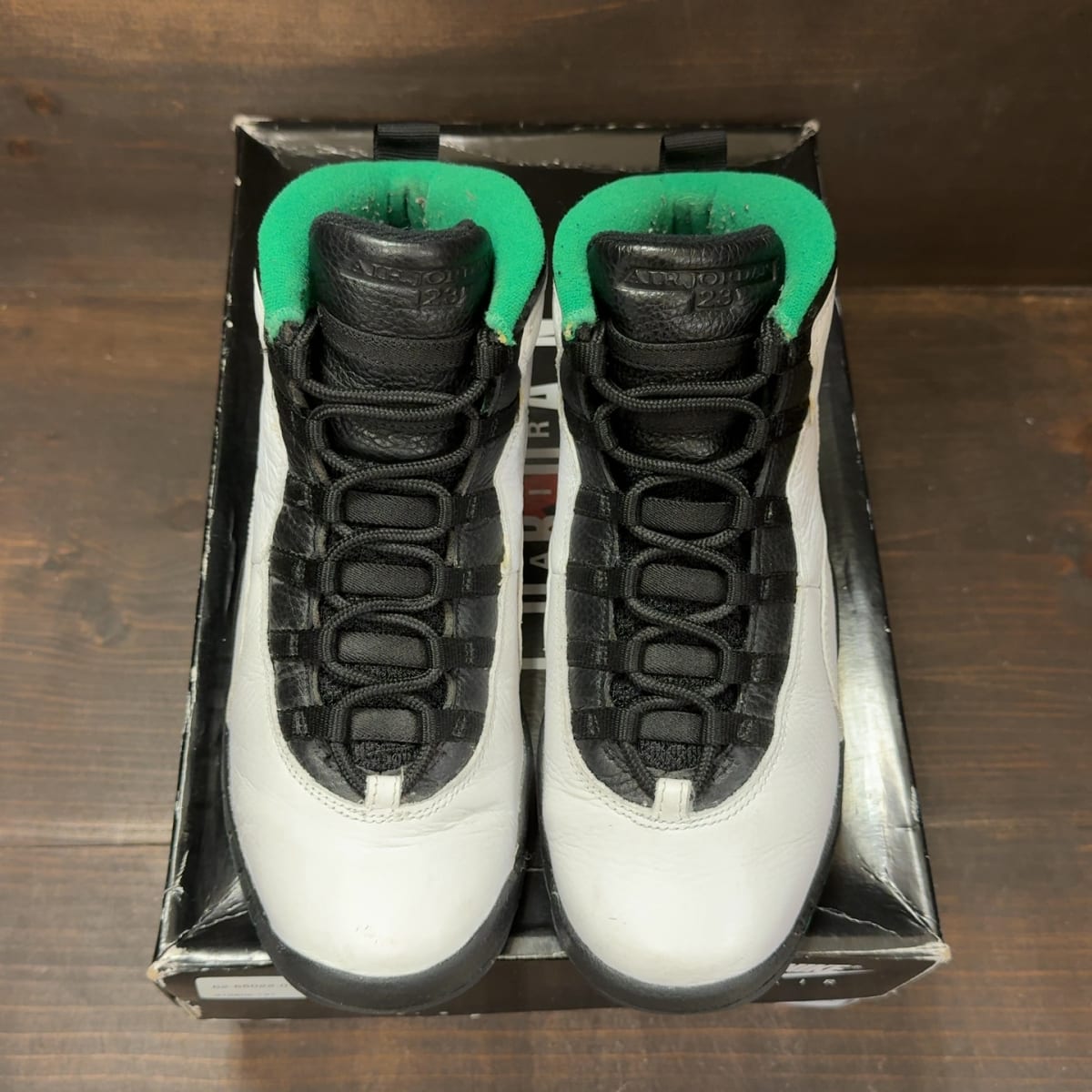 Jordan 10 Retro Seattle (GS) Size 7Y (Pre-Owned) - tag