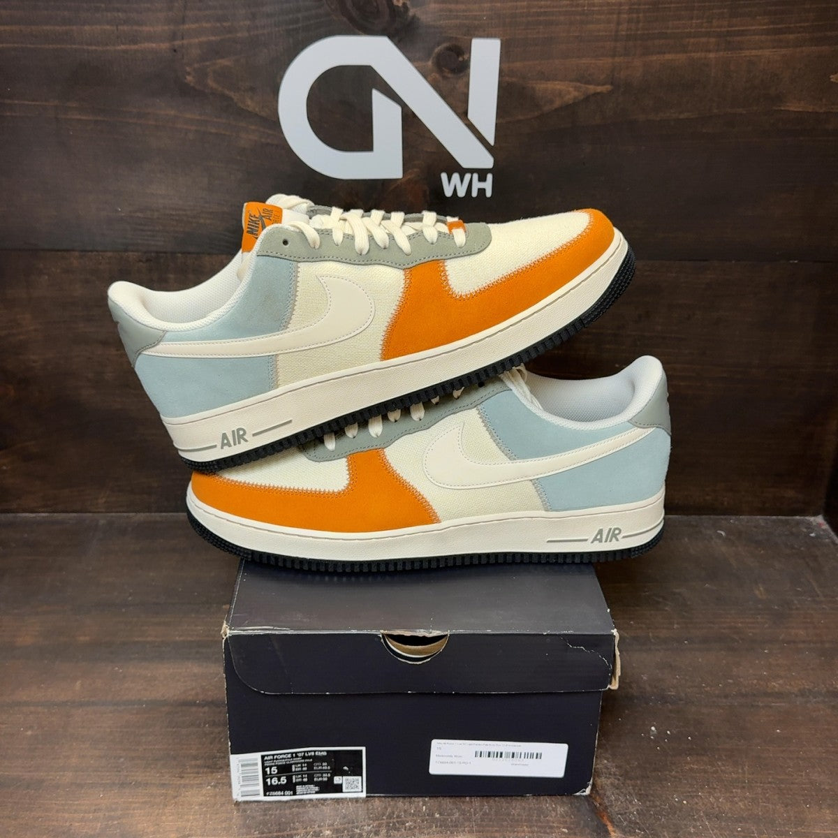 Nike Air Force 1 Low '07 Light Pumice Pale Ivory Size 15 (Pre-Owned) - Image 1