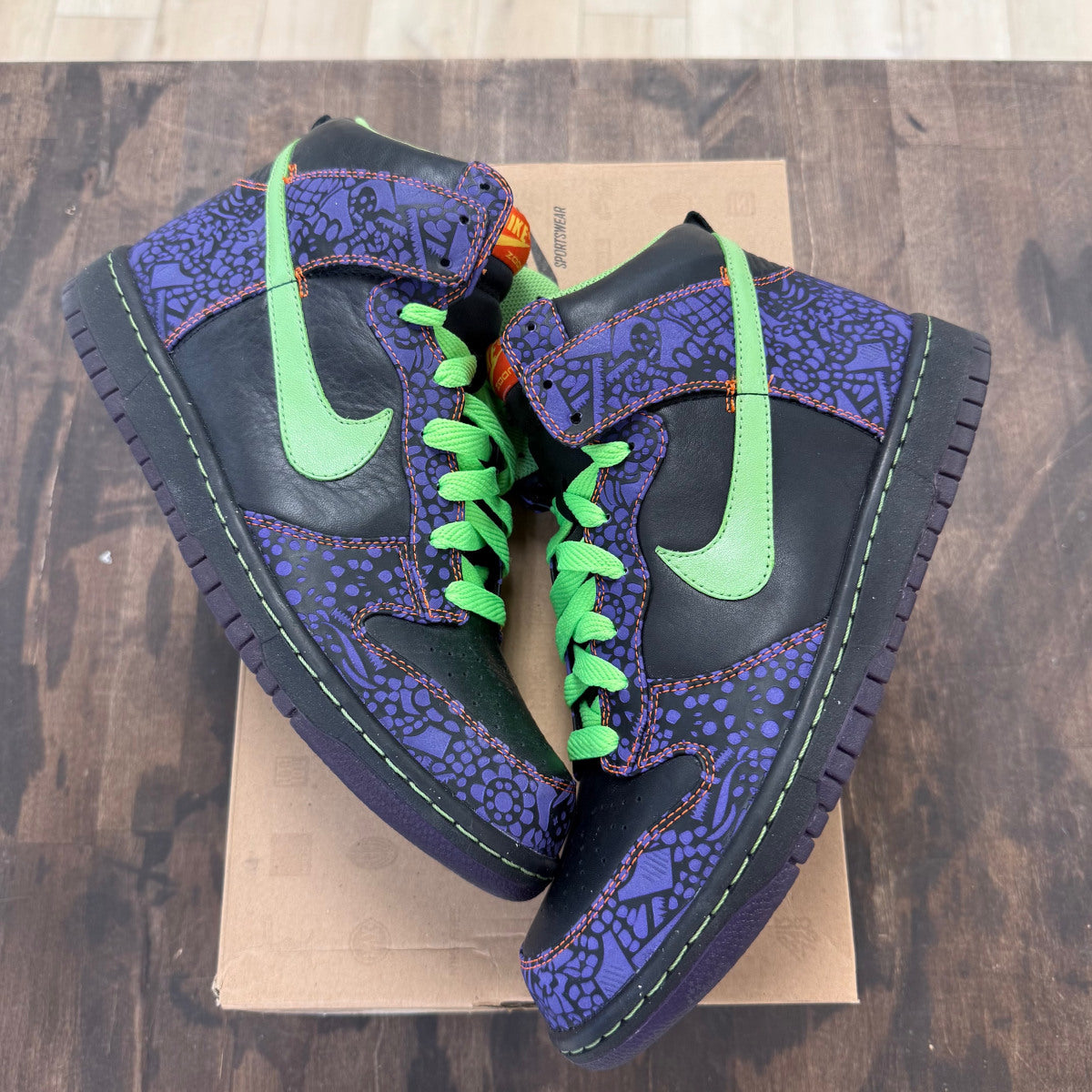 Nike Dunk High Day of the Dead Size 10.5 (Pre-Owned) - Image 1