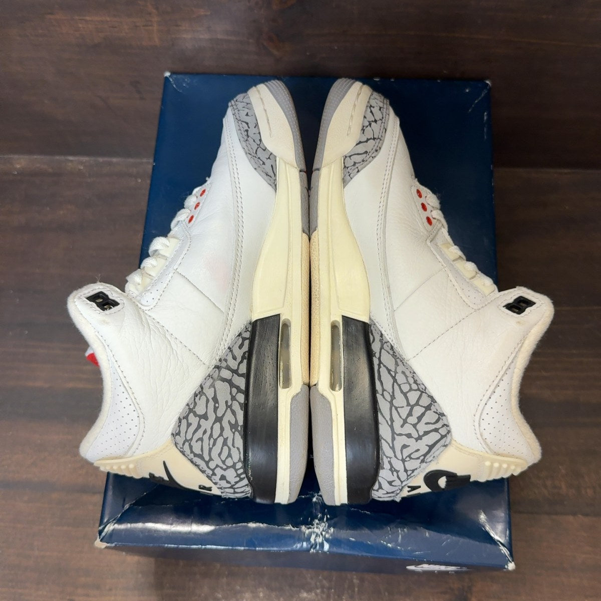 Jordan 3 Retro White Cement Reimagined (GS) Size 4Y (Pre-Owned) - Image 6
