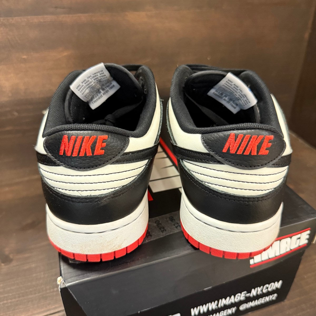 Nike Dunk Low EMB NBA 75th Anniversary Chicago Size 12 (Pre-Owned) - Image 5