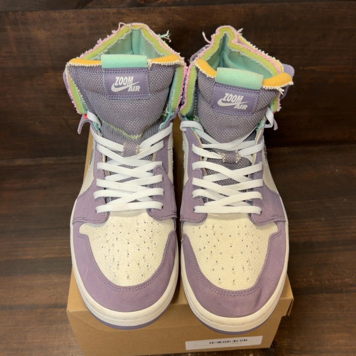 Jordan 1 High Zoom Air CMFT White Daybreak Tropical Twist Size 13 (Pre-Owned) - Image 3