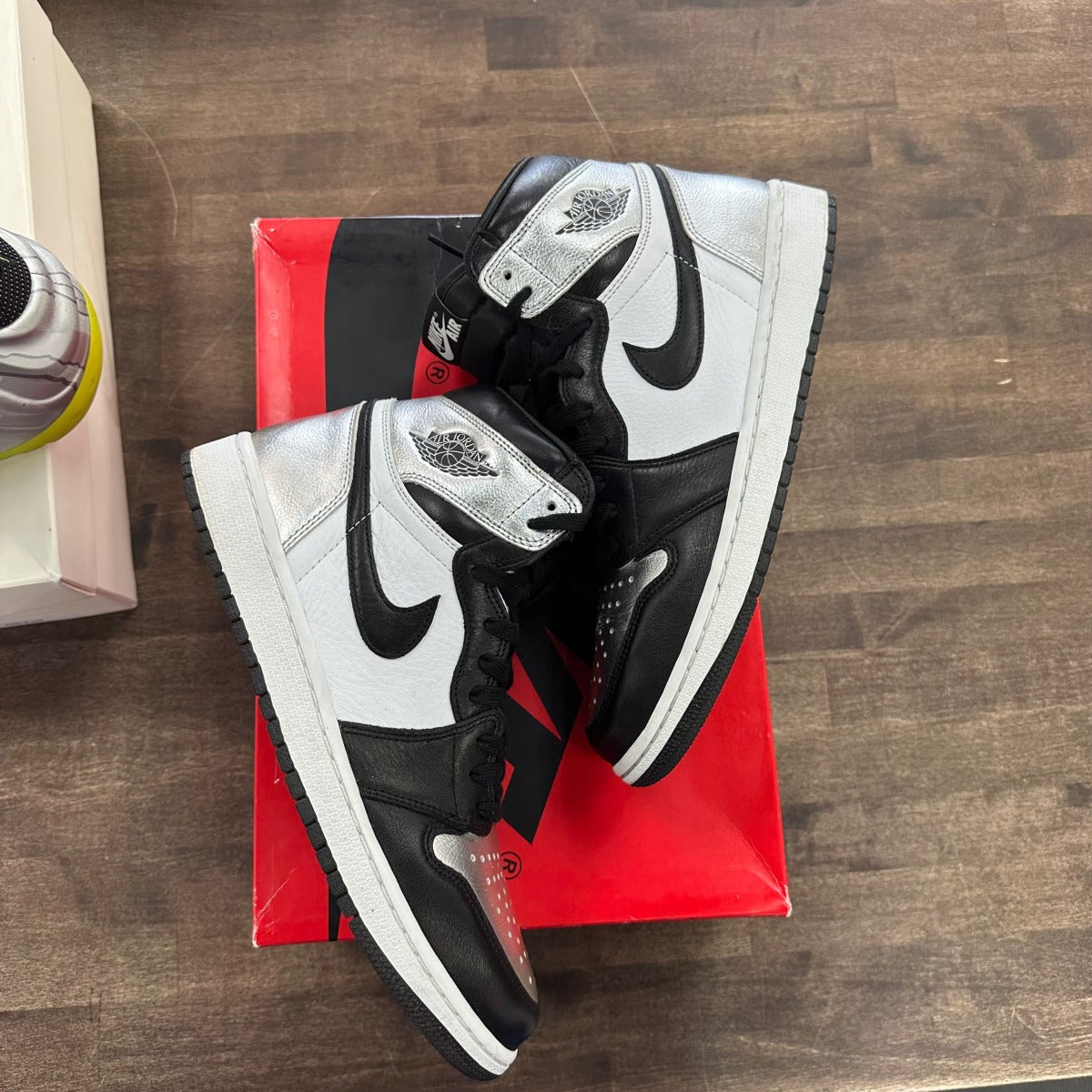 Jordan 1 Retro High Silver Toe (Women's) - Image 1