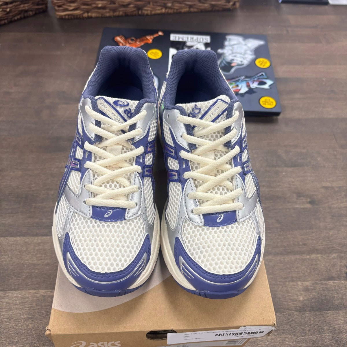 ASICS Gel-1130 White Future Dusk (Women's) Size 6W (Pre-Owned) - Image 3