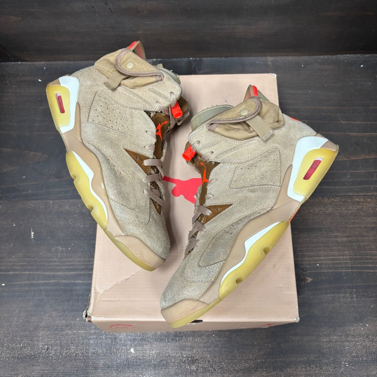Jordan 6 Retro Travis Scott British Khaki - Image 2