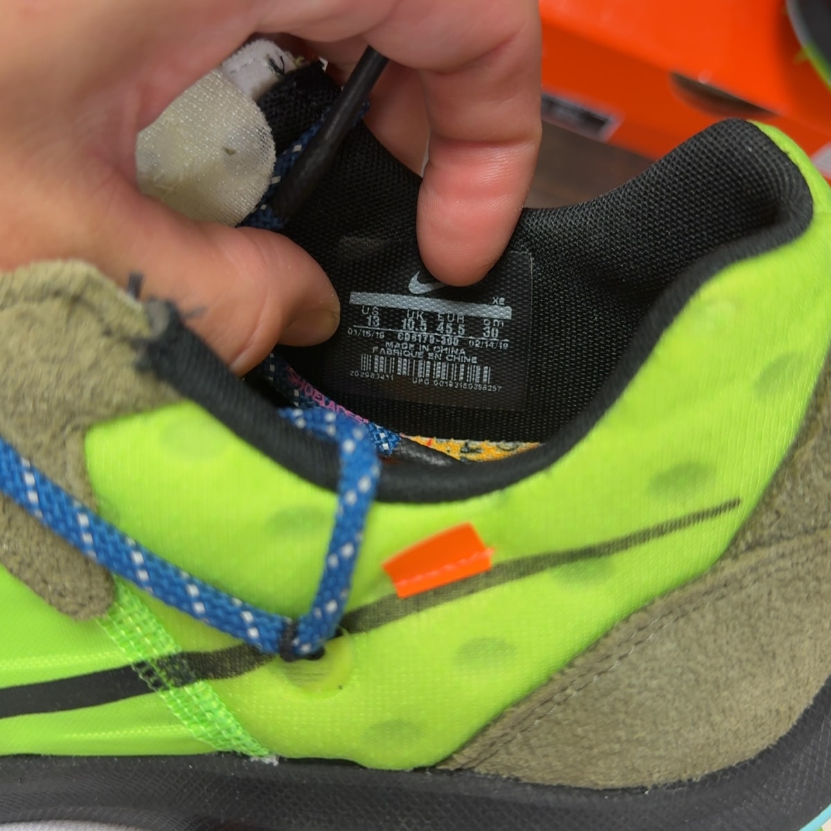 Nike Zoom Terra Kiger 5 OFF-WHITE Electric Green (Women's) - Image 7