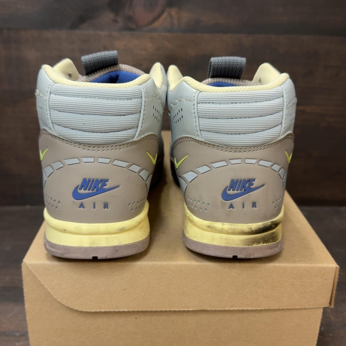 Nike Air Trainer 1 Utility SP Light Smoke Grey Honeydew Particle Grey Size 8.5 (Pre-Owned) - aux