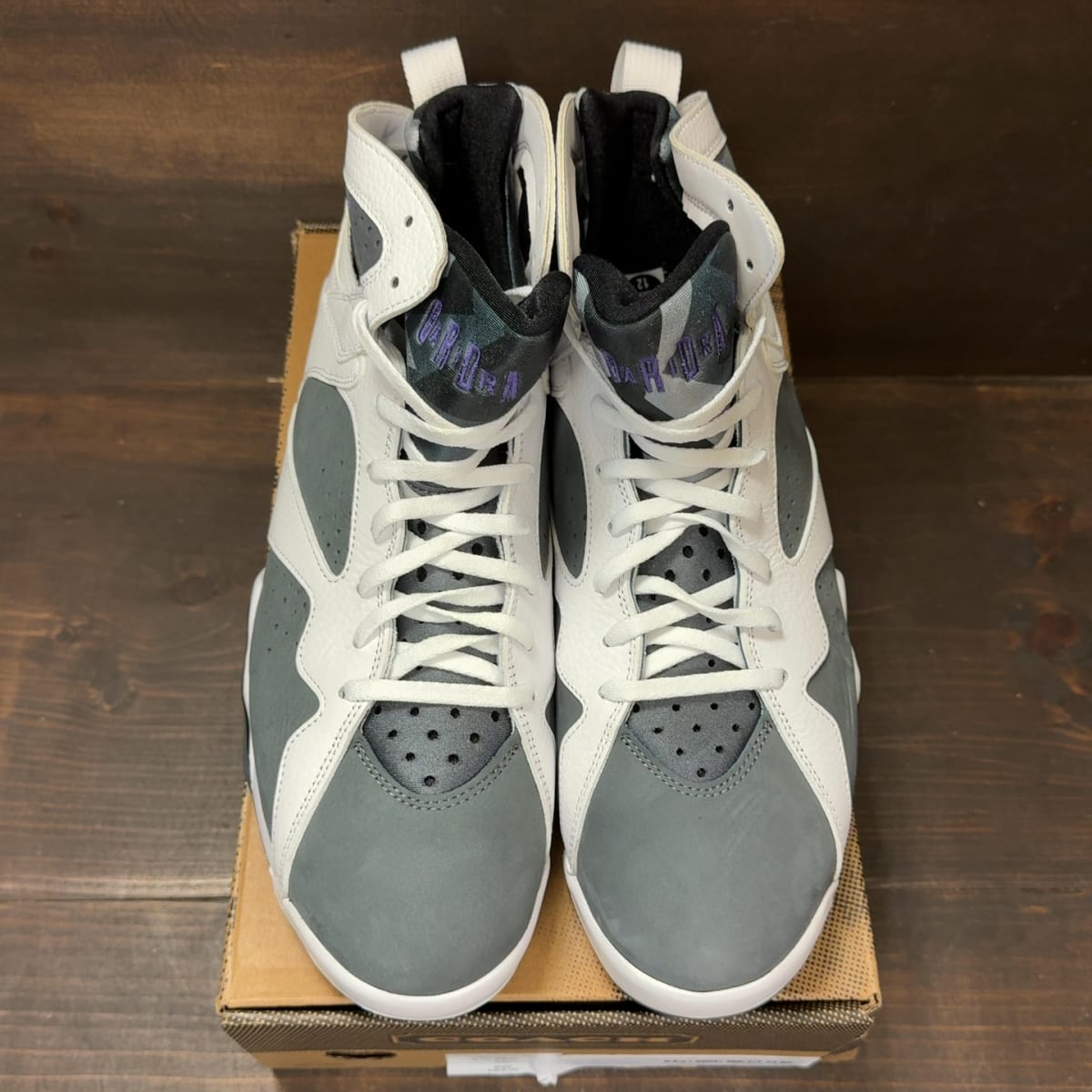 Jordan 7 Retro Flint (2021) Size 12 (Pre-Owned) - tag