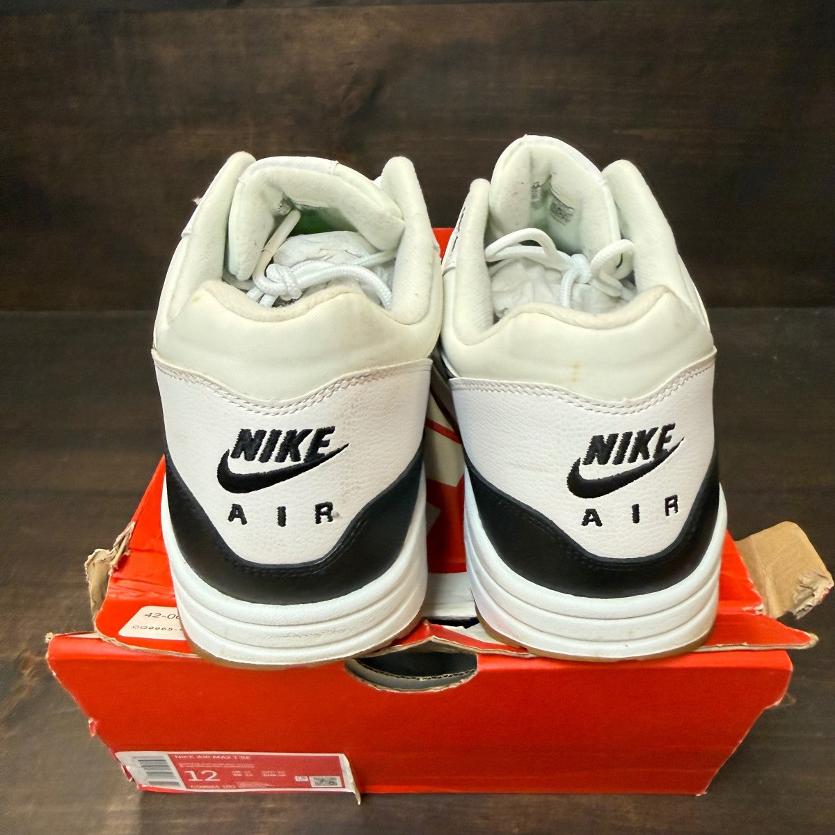 Nike Air Max 1 SE White Black Gum - Image 5