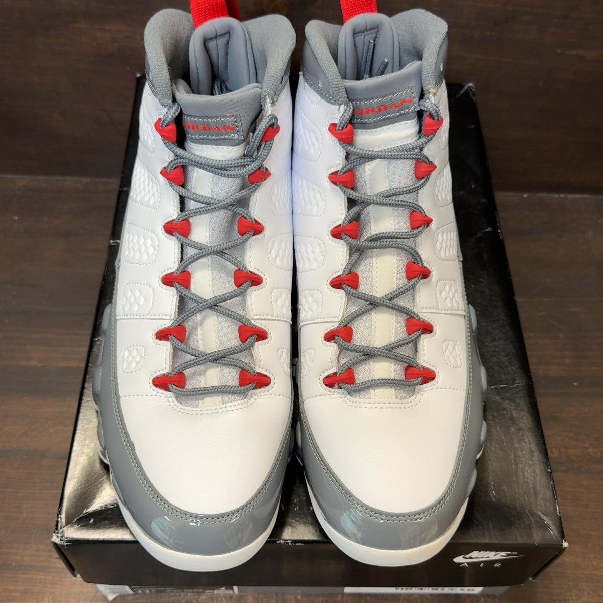 Jordan 9 Retro Fire Red - Image 3
