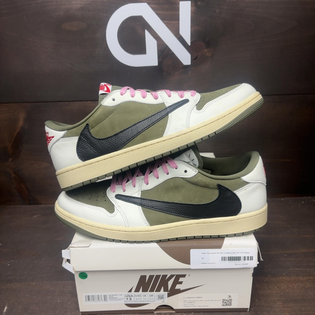 Jordan 1 Retro Low OG SP Travis Scott Medium Olive - Image 1