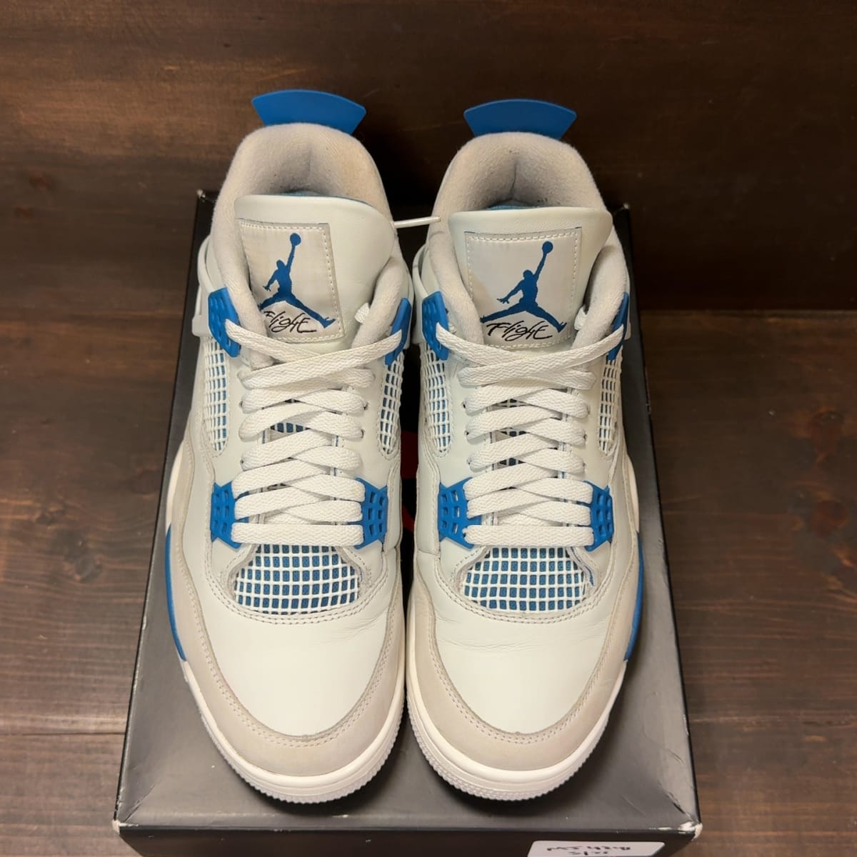 Jordan 4 Retro Military Blue (2024) Size 8.5 (Pre-Owned) - tag