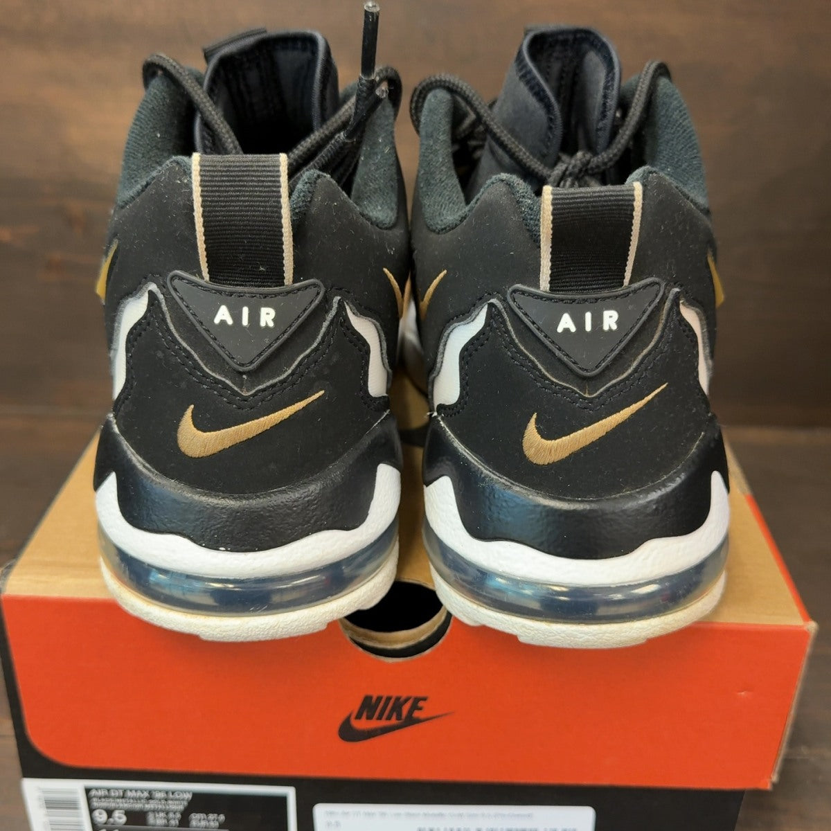 Nike Air DT Max '96 Low Black Metallic Gold - Image 5