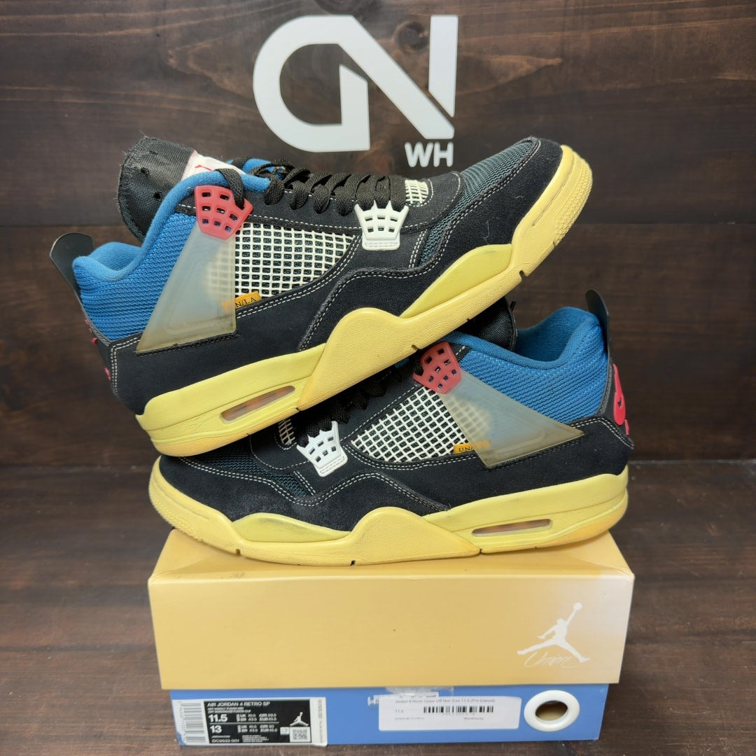 Jordan 4 Retro Union Off Noir - Image 1
