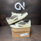Jordan 1 Retro Low OG SP Travis Scott Reverse Mocha Size 8 (Pre-Owned) - front