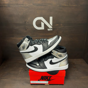 Jordan 1 Retro High Silver Toe (Women's) Size 11.5W (Pre-Owned)