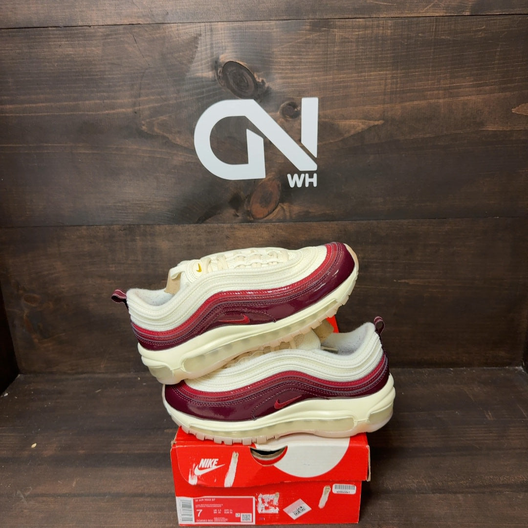 Nike Air Max 97 Dark Beetroot (Women's) Size 7W (Pre-Owned)