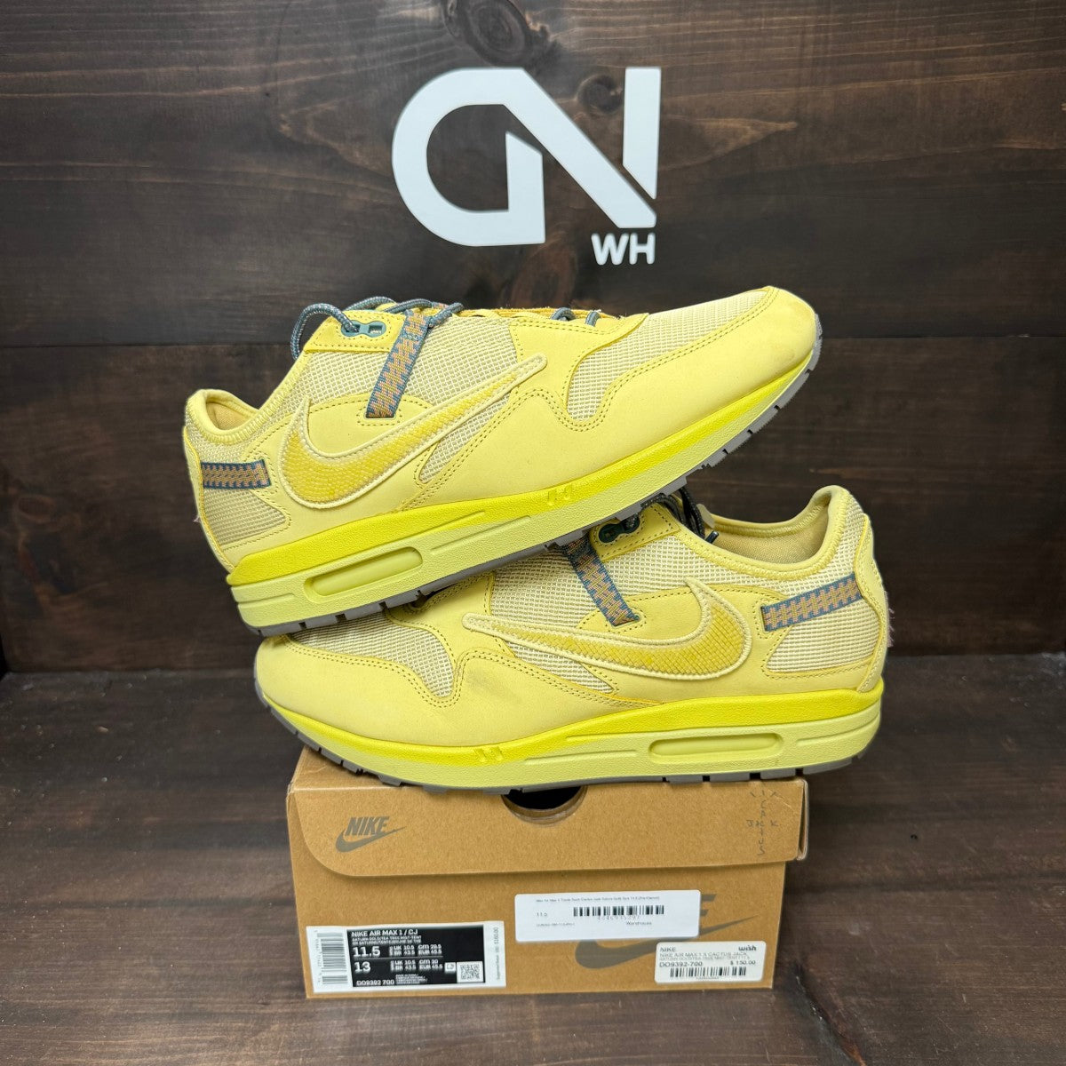 Nike Air Max 1 Travis Scott Cactus Jack Saturn Gold - Image 1