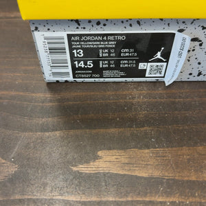 Jordan 4 Retro Lightning (2021) Size 13 (Pre-Owned) - aux