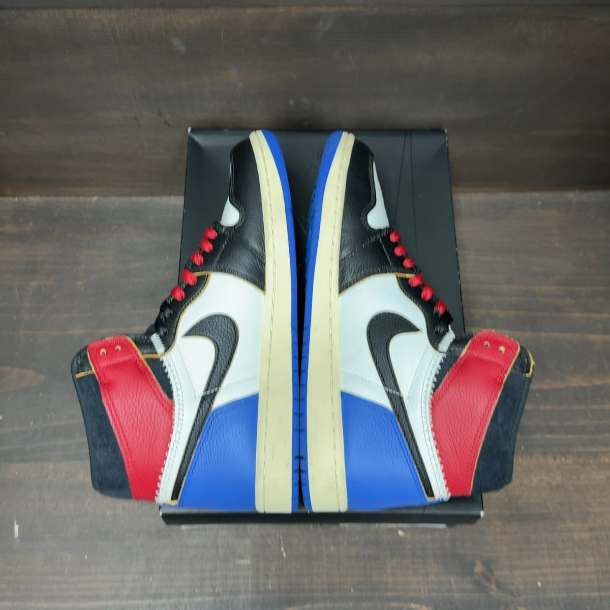 Jordan 1 Retro High OG SP Fragment x Union LA Varsity Red Sport Royal - Image 6