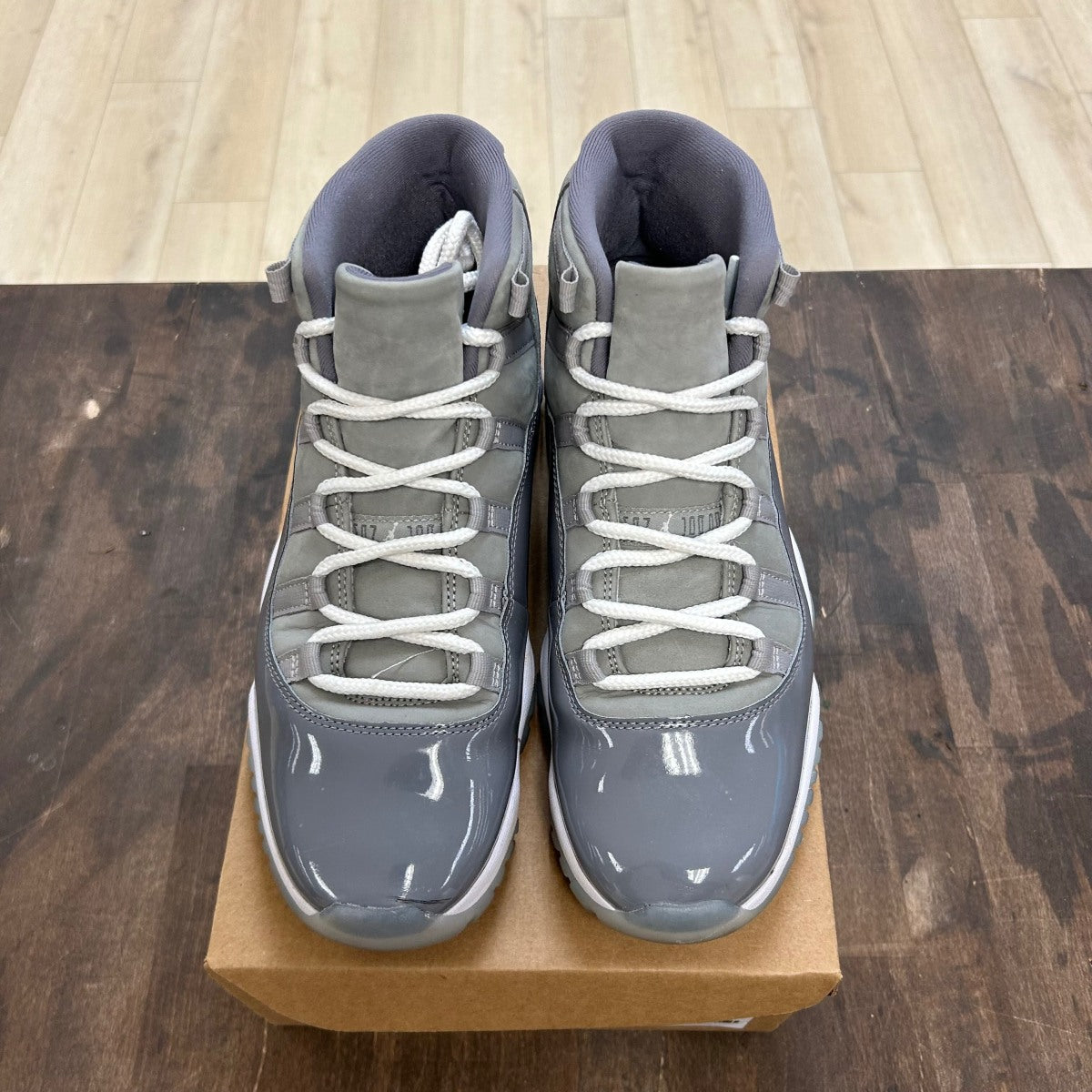 Jordan 11 Retro Cool Grey (2021) Size 10 (Pre-Owned) - Image 2
