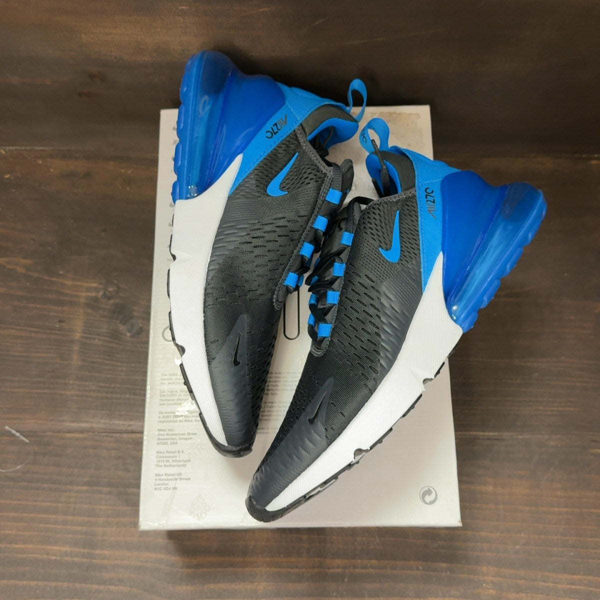 Nike Air Max 270 Anthracite Photo Blue - Image 2
