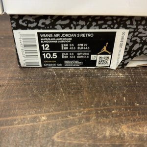 Jordan 3 Retro Laser Orange (Women's) - Image 8