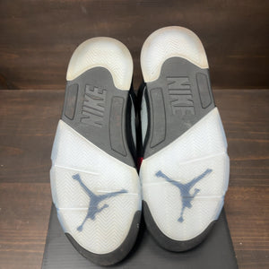 Jordan 5 Retro OG Black Metallic Reimagined Size 9.5 (Pre-Owned)