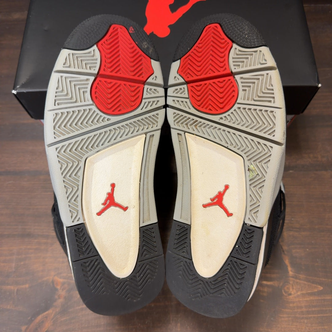 Jordan 4 Retro Black Canvas (GS) - Image 6