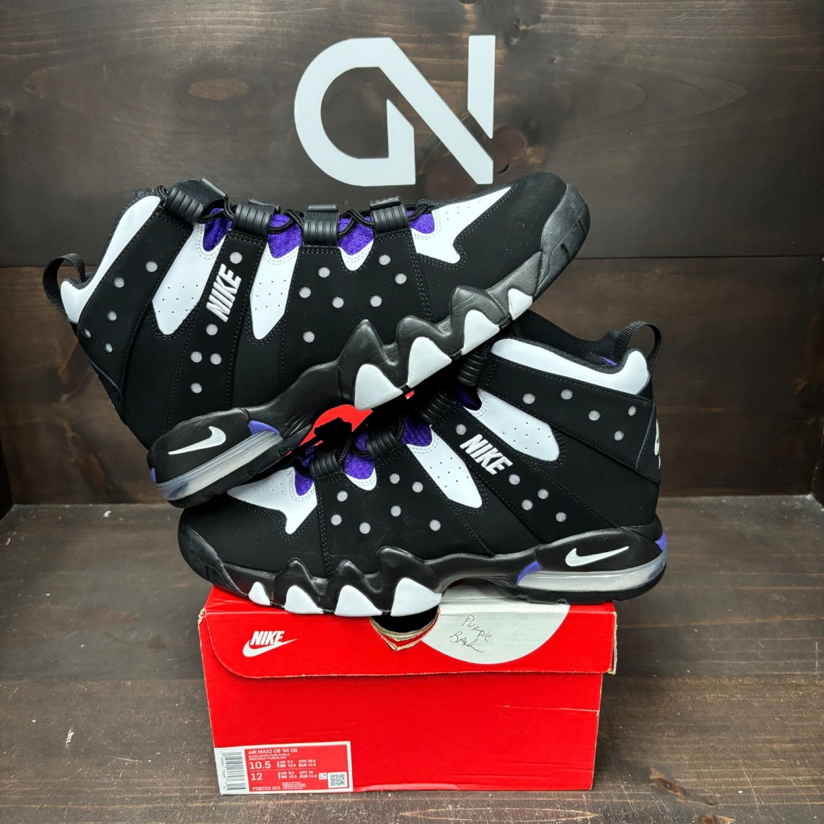 Nike Air Max 2 CB '94 OG Black White Purple (2023) - Image 1