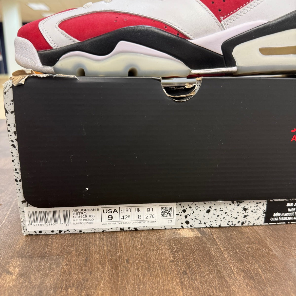 Jordan 6 Retro Carmine (2021) - Image 6