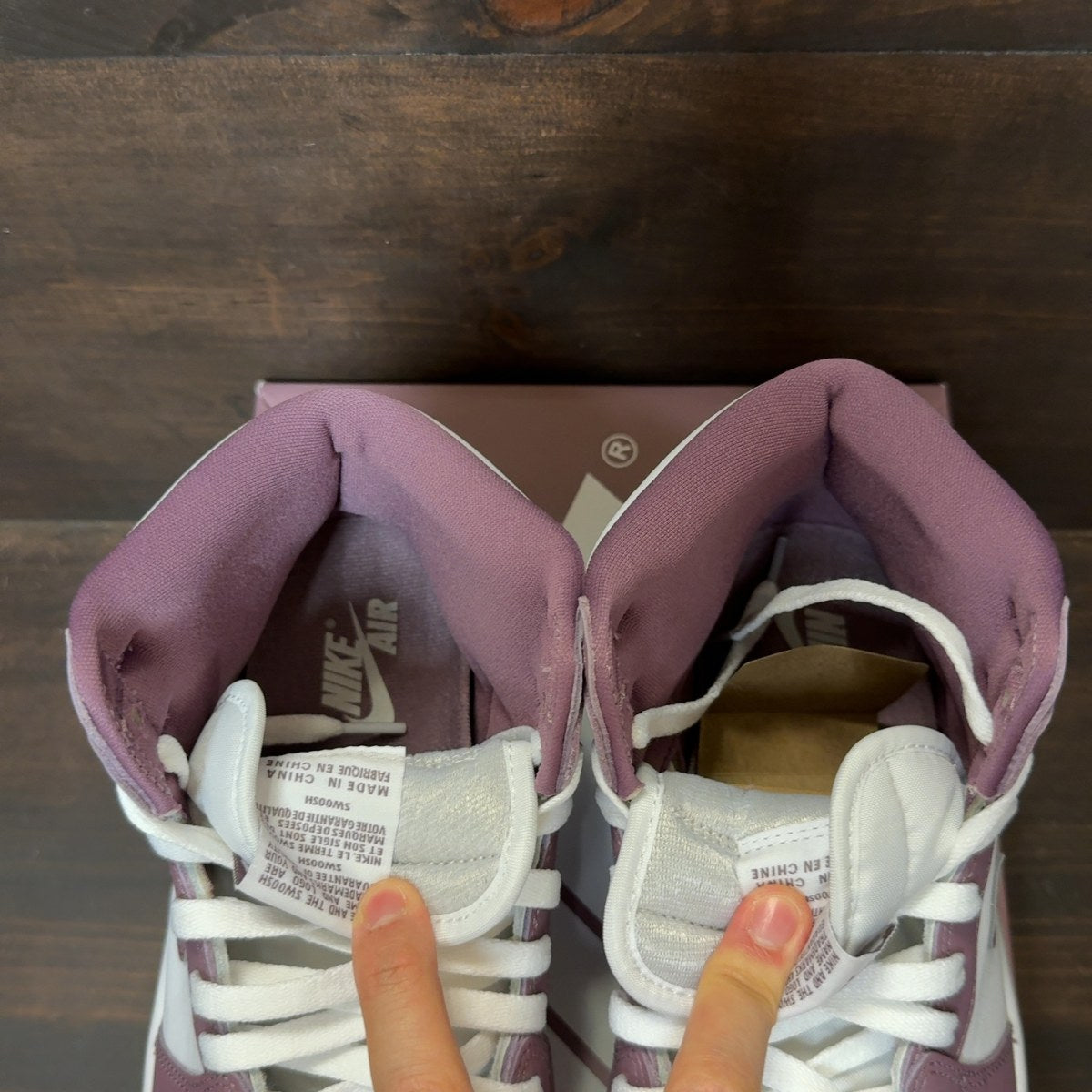 Jordan 1 Retro High OG Mauve - Image 4