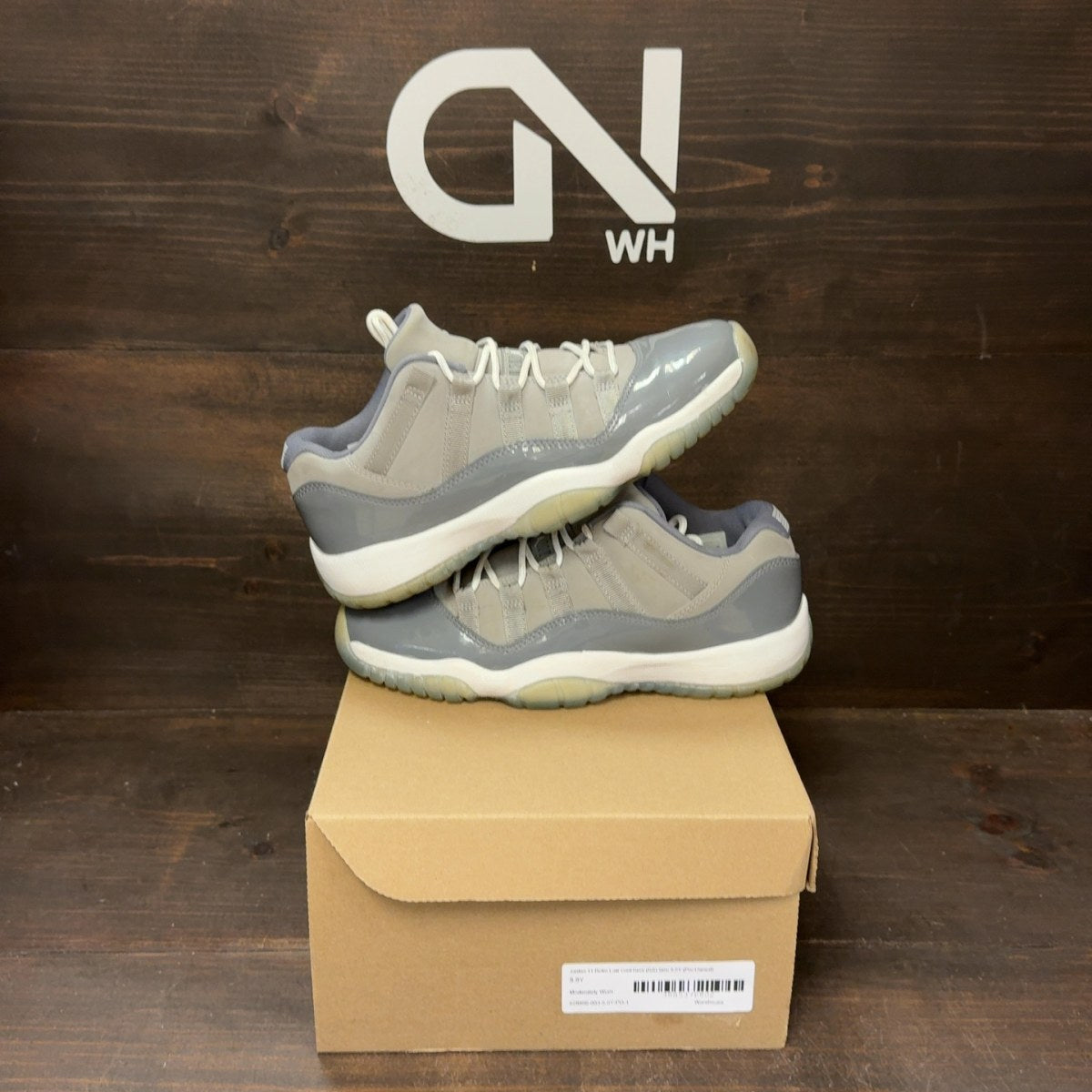 Jordan 11 Retro Low Cool Grey (GS) Size 5.5Y (Pre-Owned) - Image 1