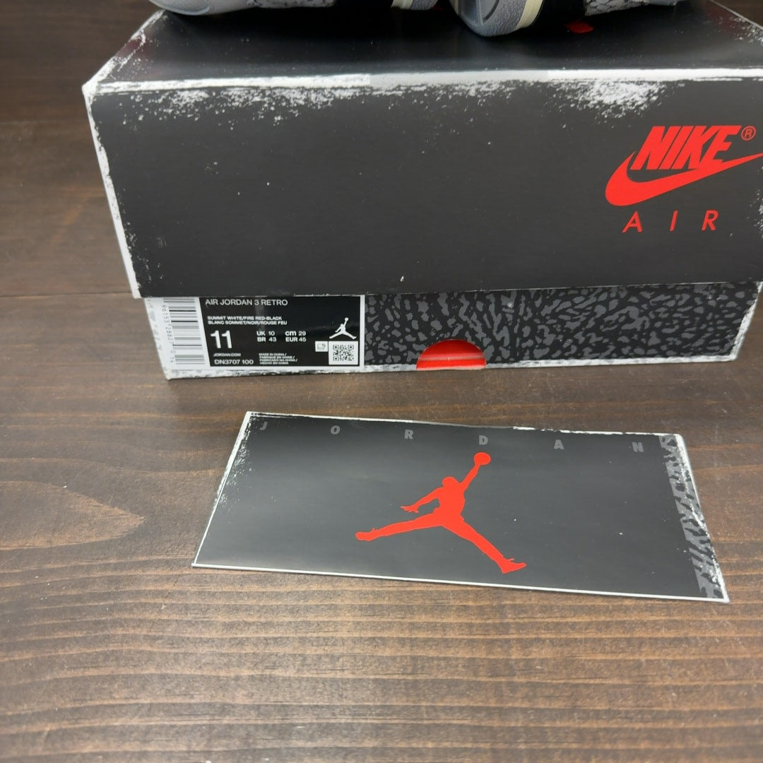 Jordan 3 Retro White Cement Reimagined Size 11 (Pre-Owned)