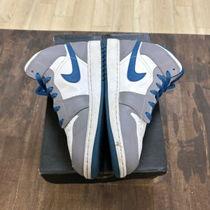 Jordan 1 Mid True Blue Cement (GS) - Image 3