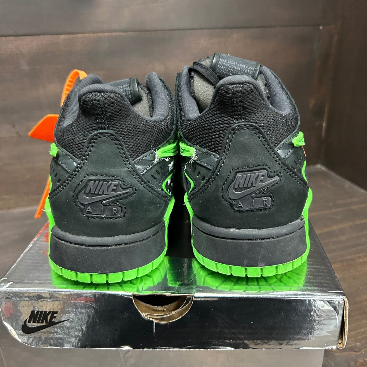 Nike Air Rubber Dunk Off-White Green Strike - Image 5