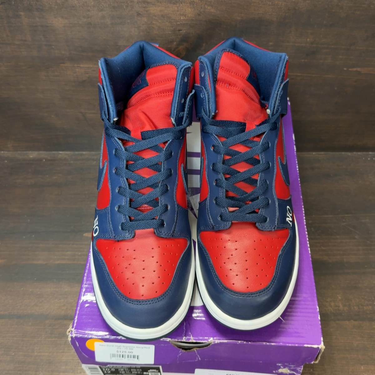 Nike SB Dunk High Supreme By Any Means Navy - Image 3