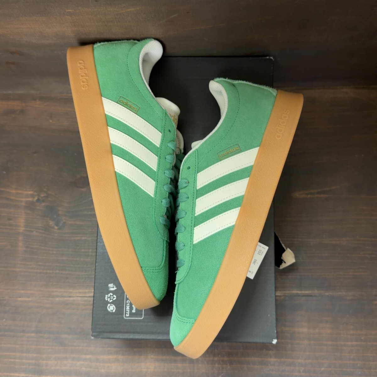 adidas VL Court 2.0 Preloved Green - Image 2